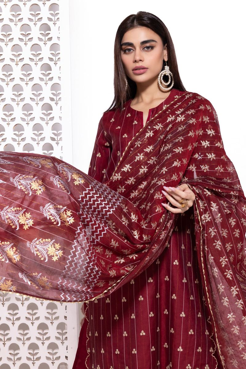 Printed | Cotton Zari Organza | Dupatta | null