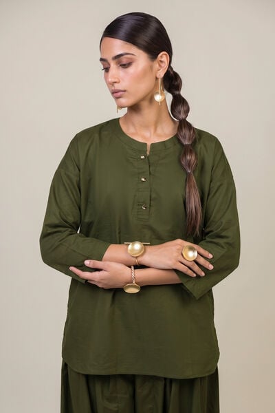 Dyed | Cotton Dobby | 2-Piece Tailored Set | GBP 40.00