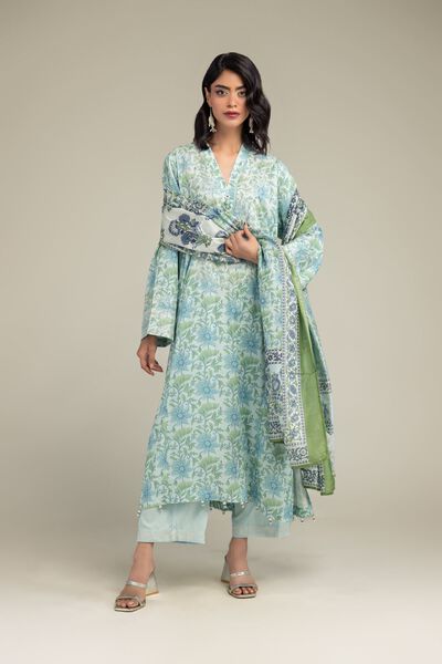 Embroidered | Raw Silk | Pants | GBP 30.00