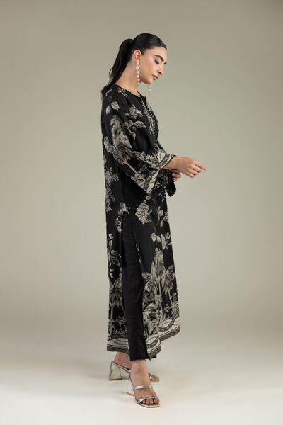 Printed | Cambric | Black Solid Pants | GBP 25.00