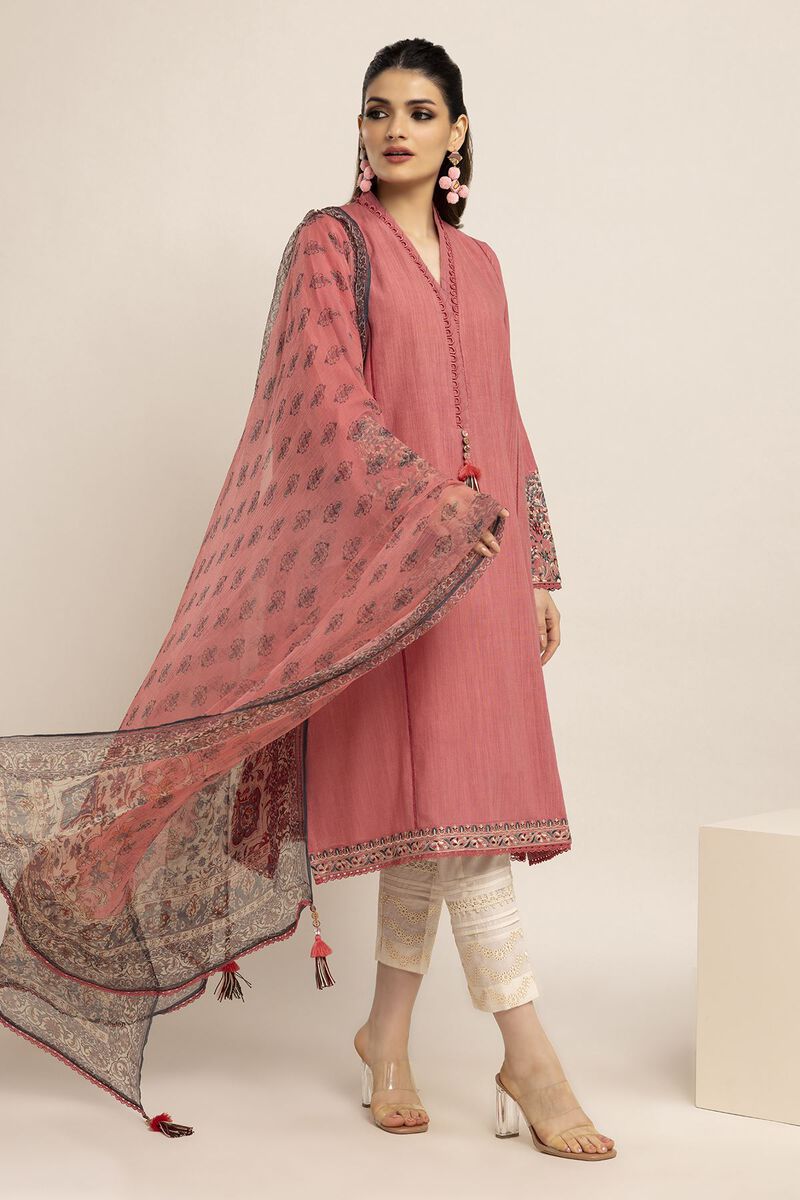 Crosshatch | Embroidered | Fabrics 2 Piece | Top Dupatta | null
