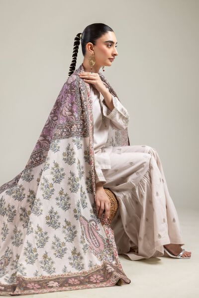 Embroidered | Lawn | Lawn Paisley Dupatta | GBP 15.00