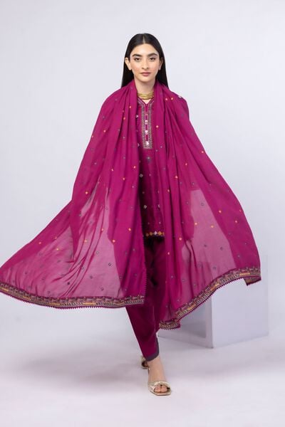 Embroidered | Light Thai Silk | Dupatta | GBP 25.00