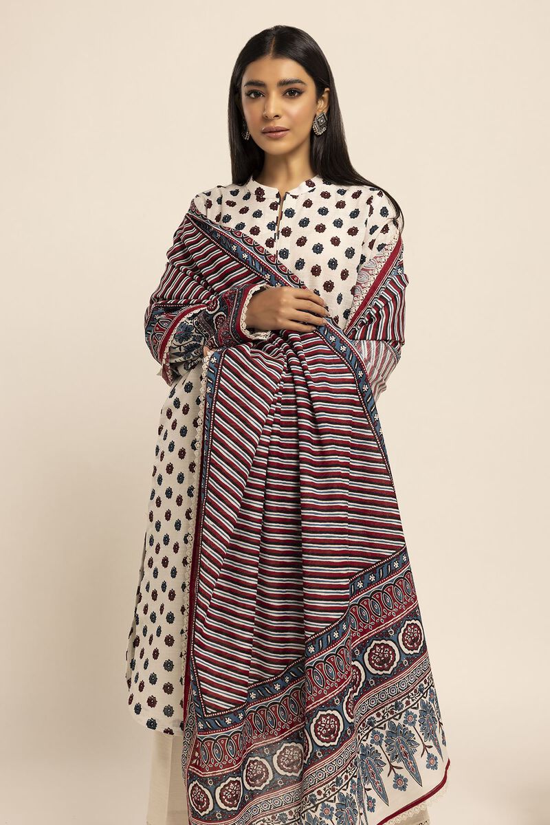 Buy Fabrics 3 Piece | 7.20 GBP | 1001788132 | Khaadi United Kingdom