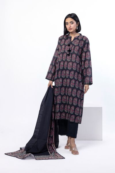 Printed | Textured Cotton | Tailored 3 Piece | GBP 40.00