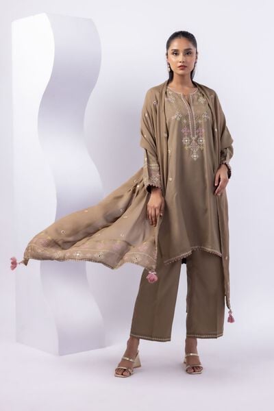 Dyed | Light Thai Silk | Dupatta | GBP 25.00