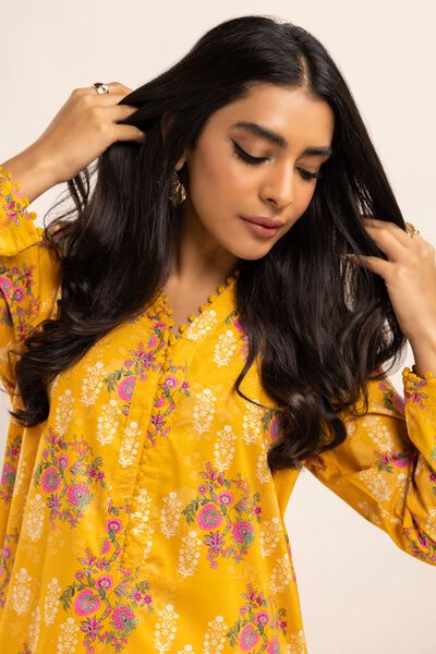 Classic Kameez, YELLOW, hi-res