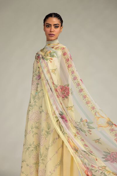 Embroidered | Mesuri | Floral Mesuri Dupatta | GBP 25.00