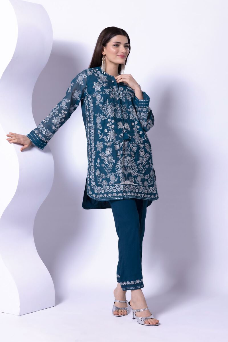 Embroidered | Paper Silk | Kurta | GBP 50.00