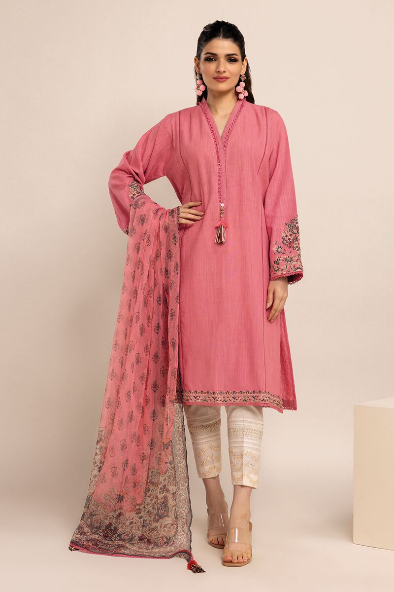 Crosshatch | Embroidered | Fabrics 2 Piece | Top Dupatta | null