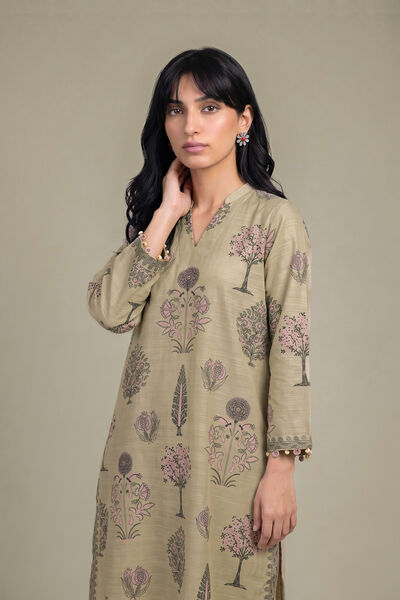 Printed | Light Khaddar | Light Khaddar kurta | GBP 40.00