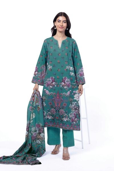 Printed | Karandi | Fabrics 3 Piece | GBP 35.00