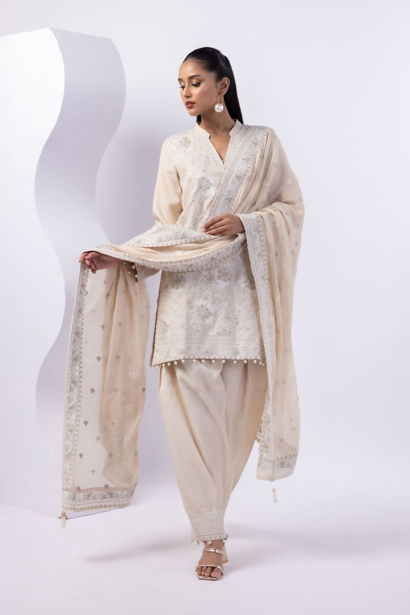 Embroidered | Light Thai Silk | Dupatta | GBP 40.00