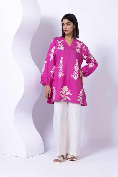 Printed | Crosshatch Poplin | Pants | GBP 4.50