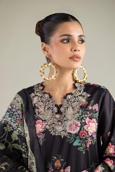Embroidered | Cambric | Fabrics 3 Piece | GBP 24.50