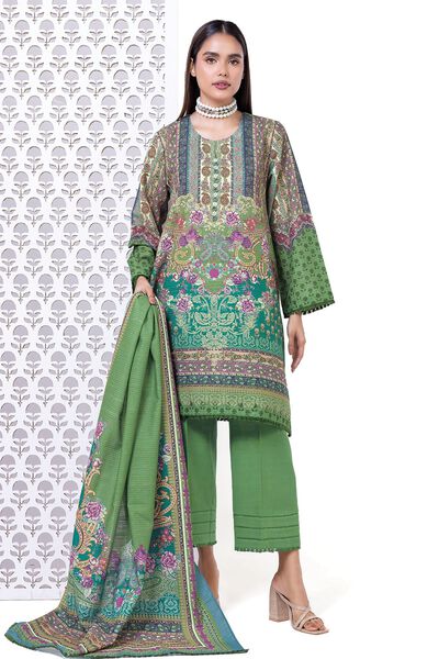 Printed | Light khaddar Messuri | Tailored 3 Piece | GBP 16.50