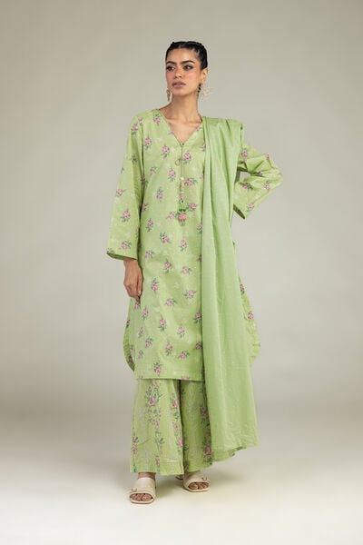Printed | Cambric | Floral Longline Kurta | GBP 30.00