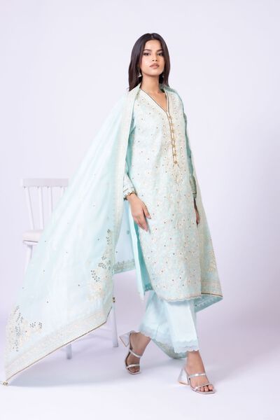 Embroidered | Viscose Polyester Net | Dupatta | GBP 16.00
