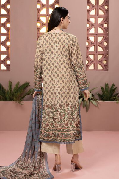 Slub Lawn | Embroidered | Fabrics 3 Piece | GBP 15.00