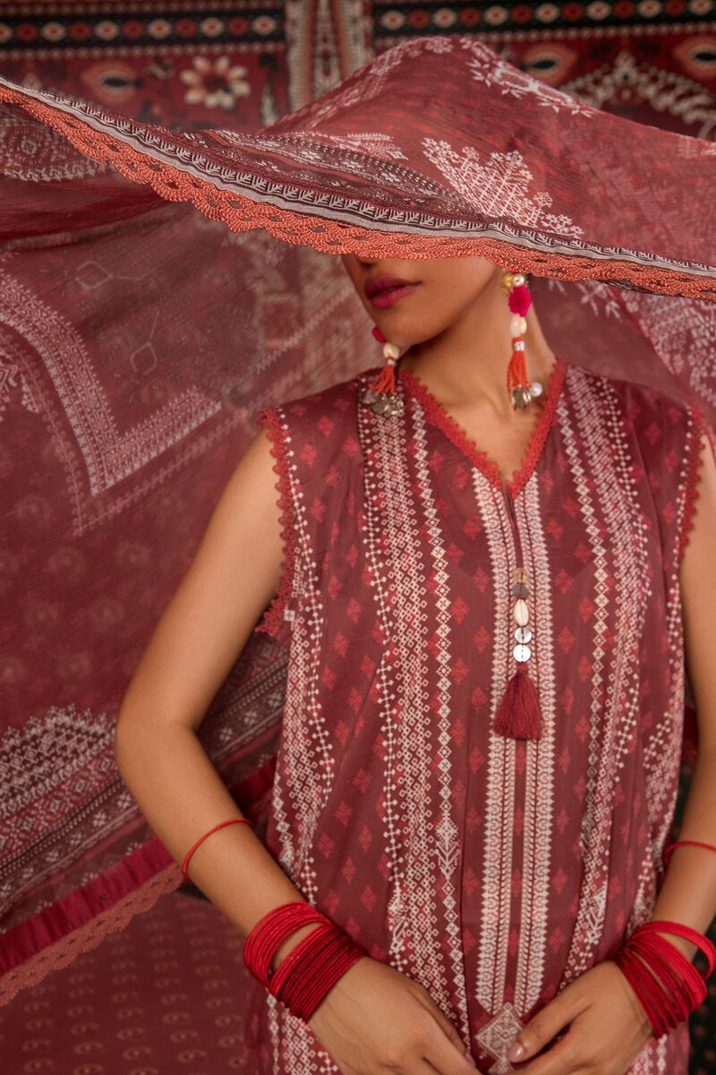 Cambric | Embroidered | Fabrics 2 Piece | Top Dupatta | null