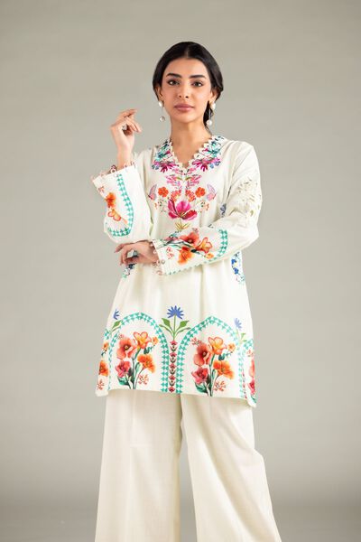 Embroidered | Textured Cotton | Kurta | GBP 15.00