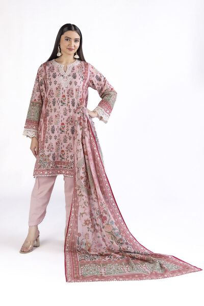Embroidered | Slub Lawn | Tailored 3 Piece | GBP 27.50