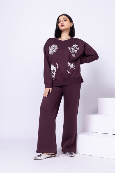 Embroidered | Cotton Polyester Fleece | Sweatshirt | GBP 20.00