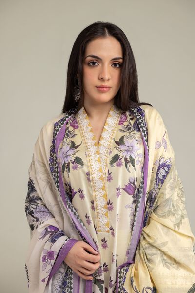 Embroidered | Cambric | Fabrics 3 Piece | GBP 45.00