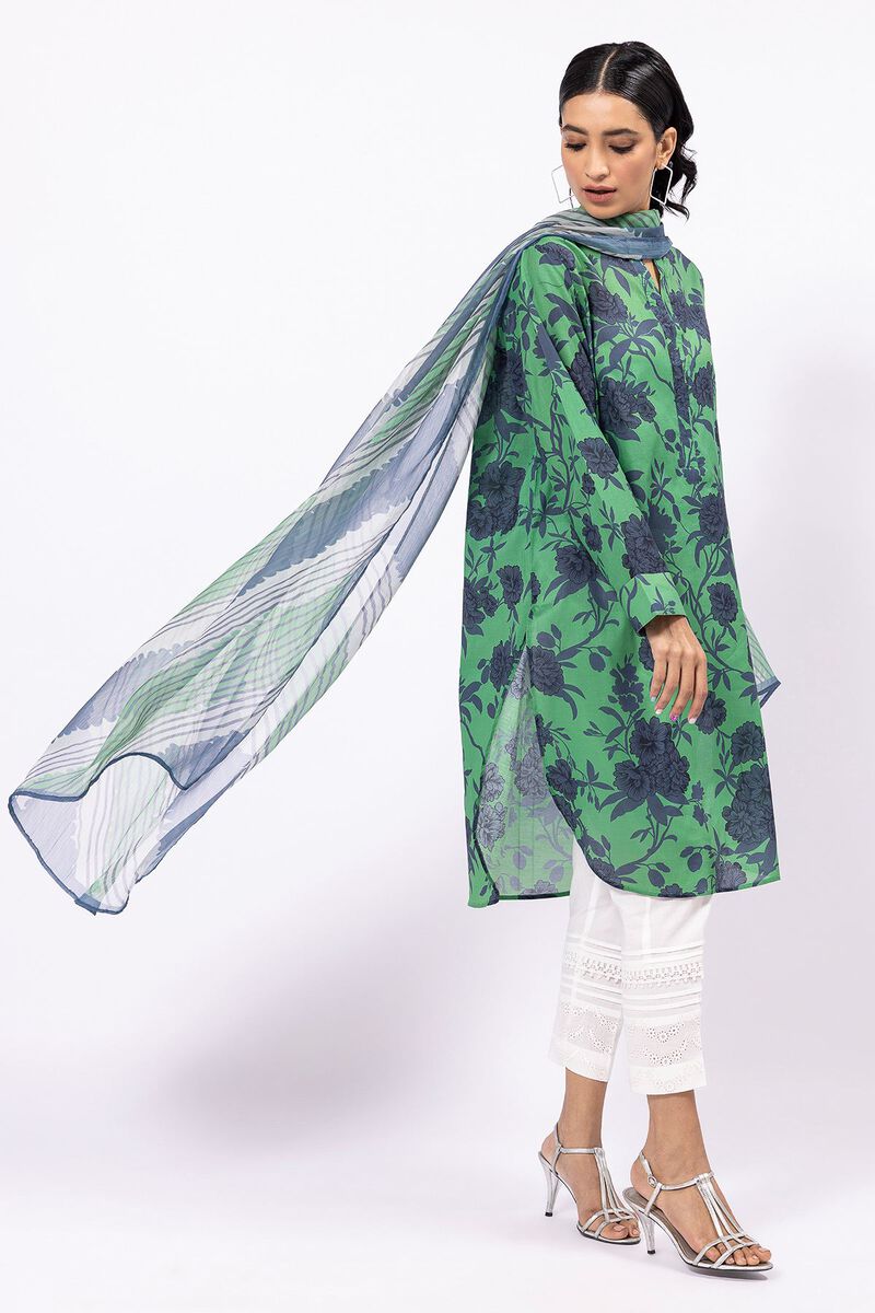 Lawn | Printed | Fabrics 2 Piece | Top Dupatta | null