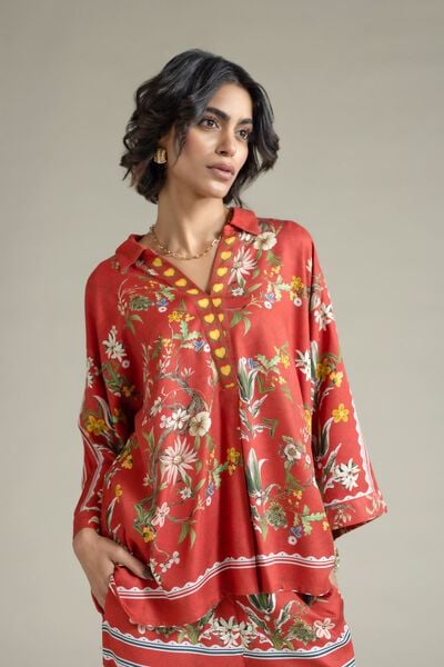 Printed | Viscose Crepe | Shirt | GBP 25.00