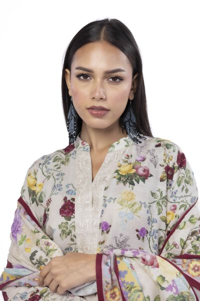 Embroidered | Blended Khaddar | Fabrics 3 Piece | GBP 20.00