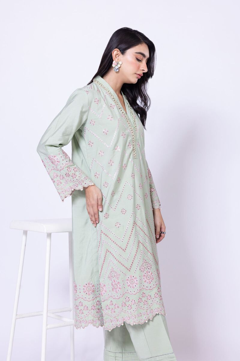 Embroidered | Dull Raw Silk | Kurta | GBP 13.50