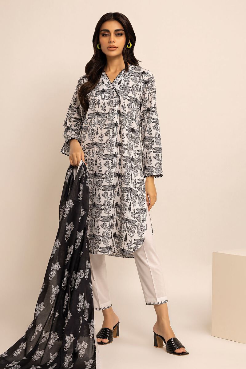 Printed | Cambric | Fabrics 3 Piece | null