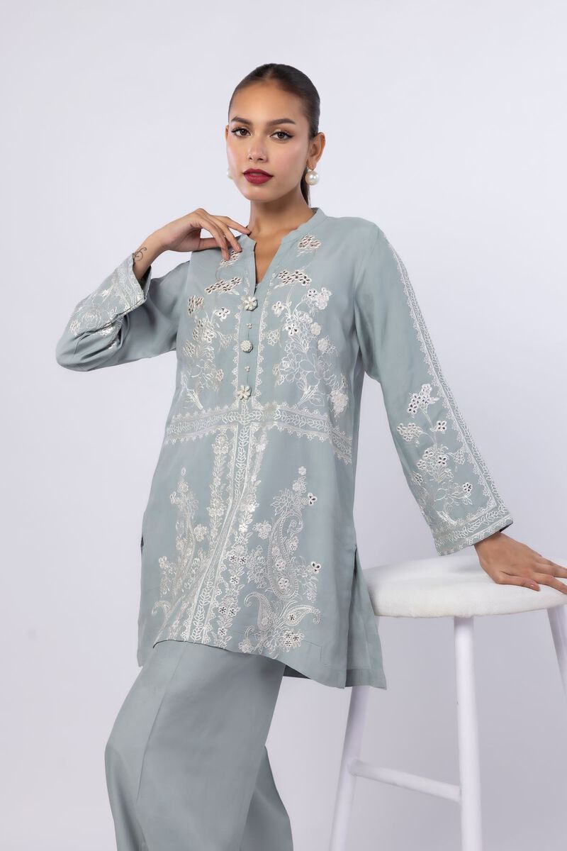 Embroidered | Russian Raw Silk | Kurta | null