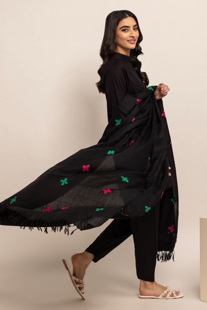 Yarn Dyed Embroidered | Rashmina Acrylic | Shawl | Embroidered | null