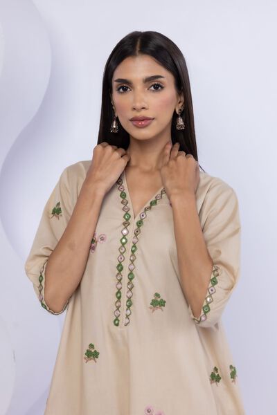 Embroidered | Cambric | Kurta | GBP 9.00