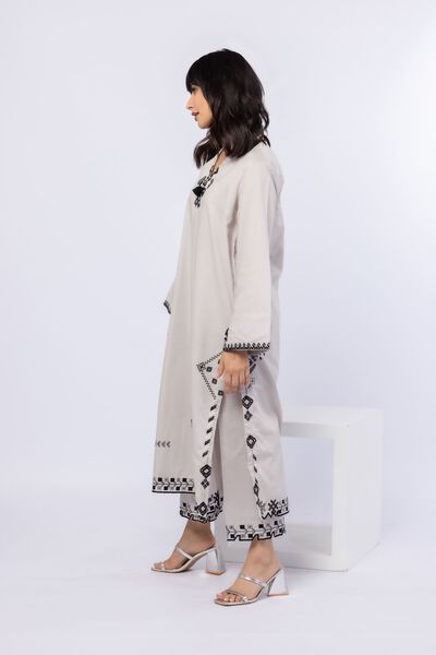 Embroidered | Cotton Dobby | Pants | GBP 17.00