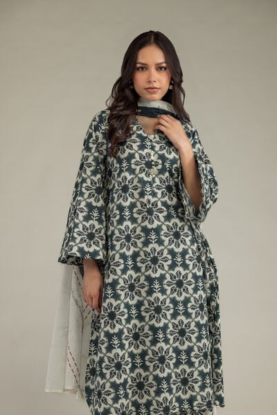 Printed | Cotton Dobby | Floral Longline Kurta | GBP 20.00