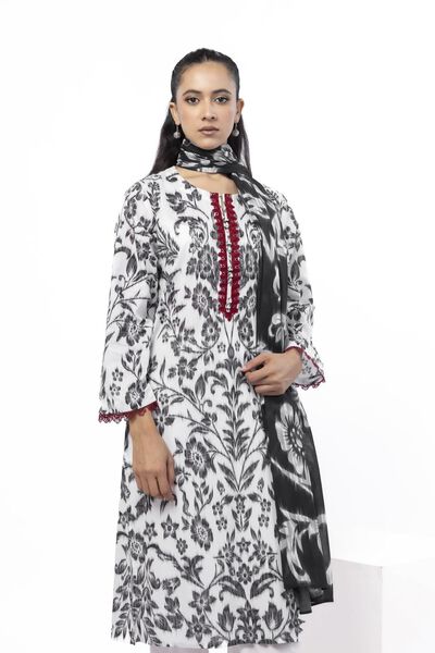 Embroidered | Cotton | Tailored 3 Piece | GBP 40.00