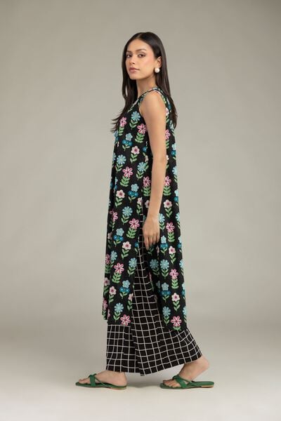 Printed | Cambric | Black Printed Pants | GBP 25.00