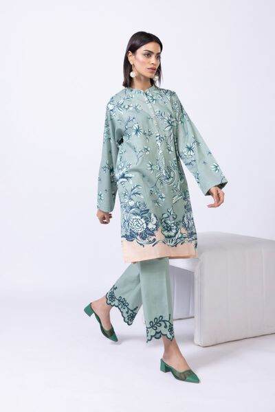 Embroidered | Crosshatch Poplin | Pants | GBP 8.50