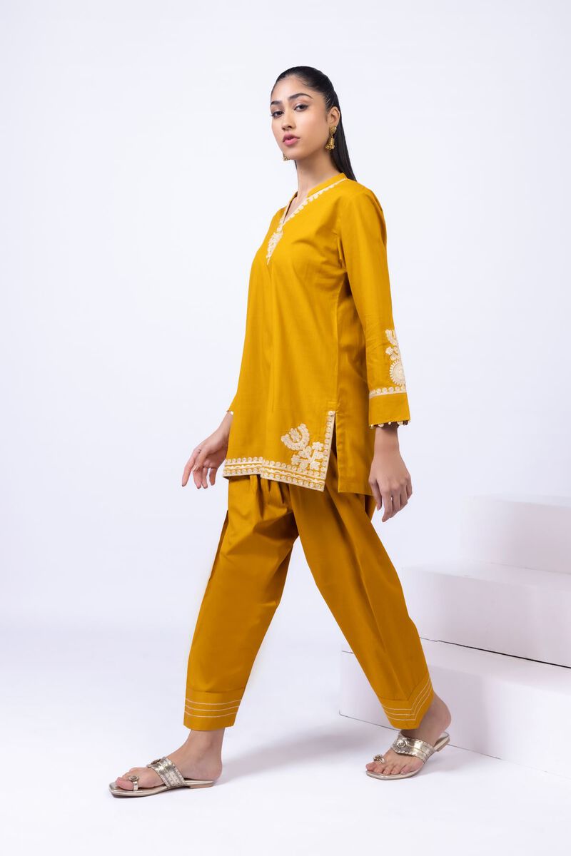 Embroidered | Crosshatch Poplin | Kurta | GBP 10.00