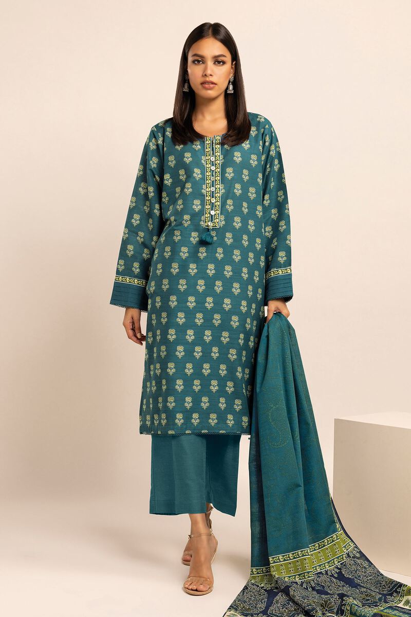 Printed | Light Khaddar | Fabrics 3 Piece | null