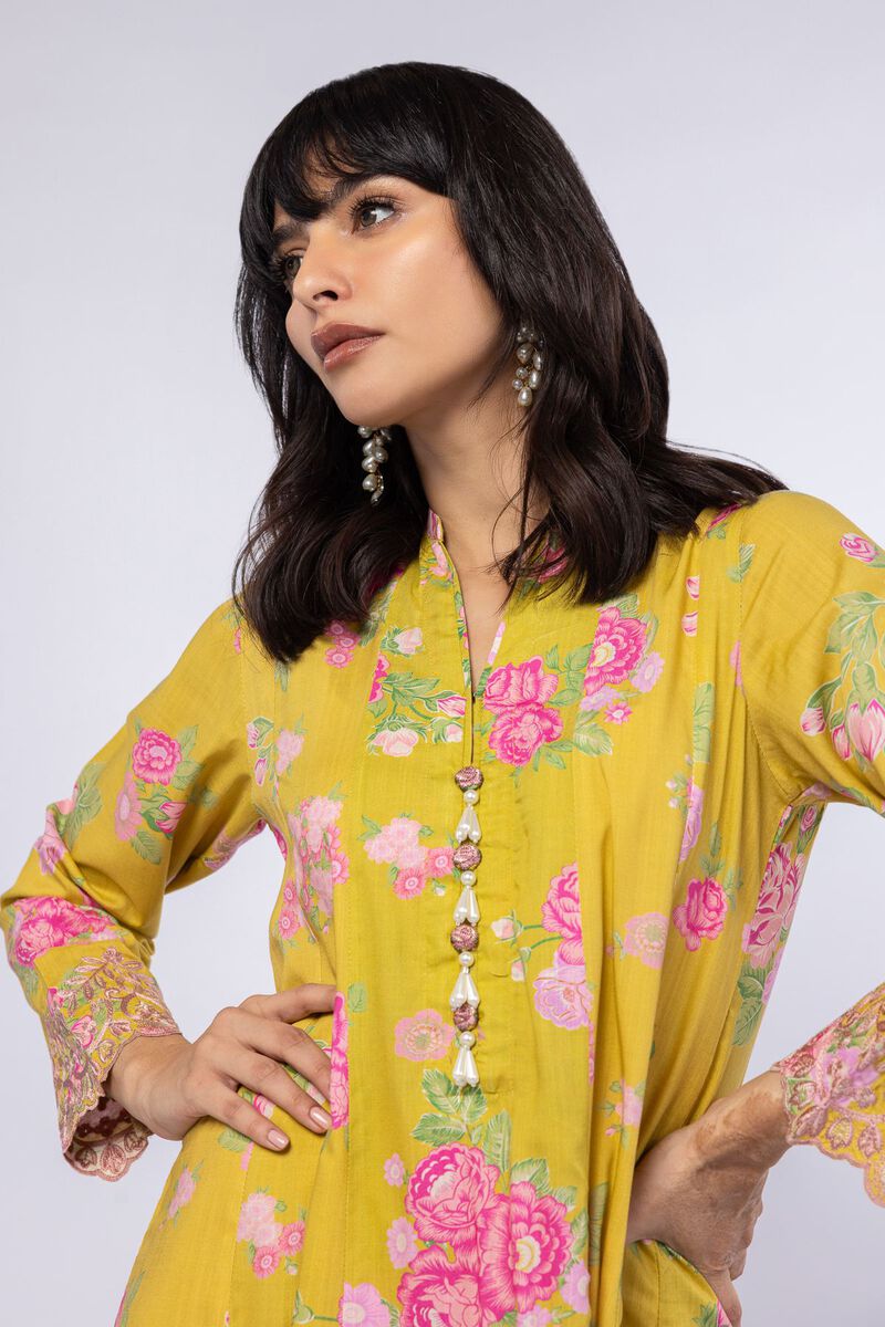Embroidered | Crosshatch Raw Silk | Kurta | null
