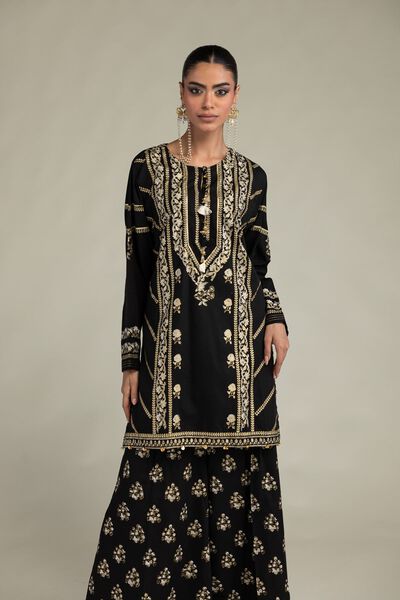 Printed | Raw Silk | 2-Piece Co-ord Set | GBP 105.00