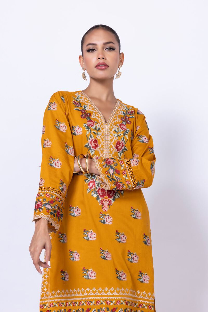 Embroidered | Cambric | Kurta | GBP 15.00