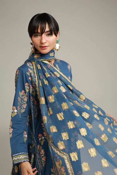 Printed | Cambric | Three-Piece Tailored Set | GBP 95.00