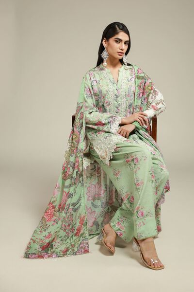 Embroidered | Raw Silk | Kurta | GBP 60.00
