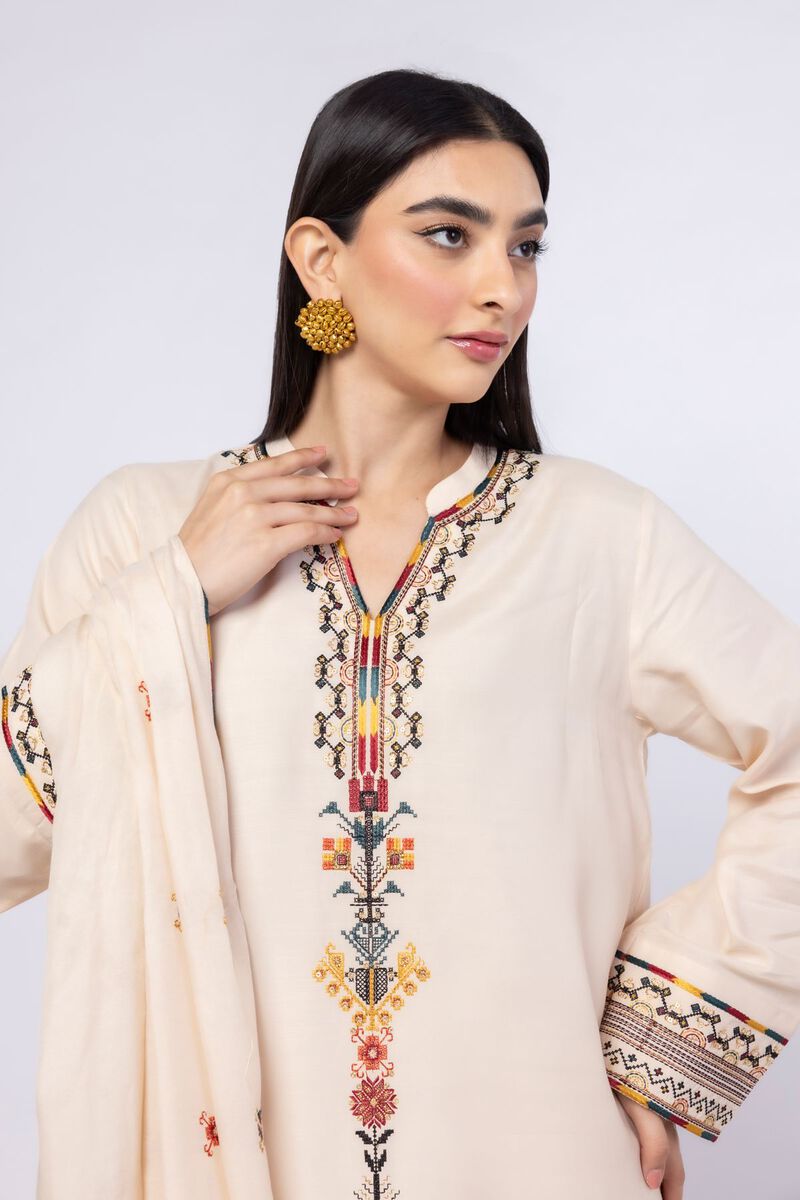 Embroidered | Light Thai Silk | Dupatta | GBP 25.00