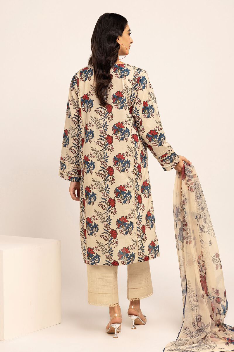 Printed | Cambric | Fabrics 3 Piece | null
